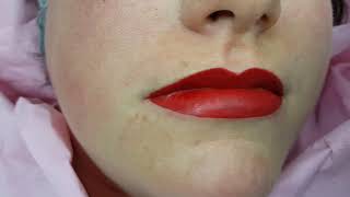Lips Colour Permanent Makeup Fresh Tattoo by El Truchan @ Perfect Definition