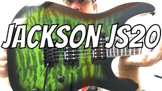 Video thumbnail for Jackson JS Series Dinky JS20 DKQ 2PT Demo by Ben Coombs