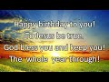 Happy Birthday Song Medley Christian Version Vocal Guide