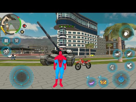 Spider Miami Gangster Hero Crime City Simulator - Spider Steal 2 Tank | Android GamePlay