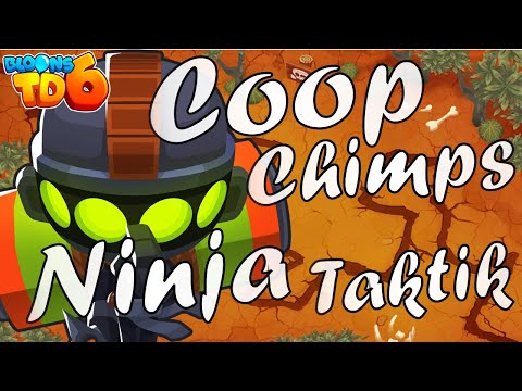🎬 Bloons TD6 🎈 Rissig Koop Modus Schimpansen NINJA TAKTIK - Let's play