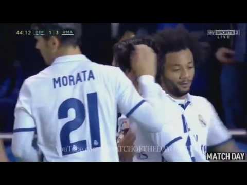 Lucas Vazquez Goal   Deportivo La Coruna vs Real Madrid 1-3   La Liga 26/04/2017 HD