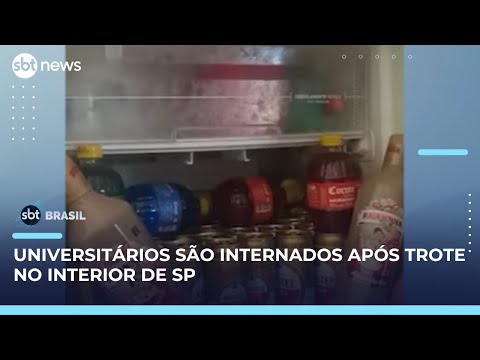 Alunos da Unesp são internados em estado grave após trote universitário | SBT Brasil (27/05/25)