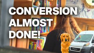 It's a Really Crazy Idea To Build A Library in a Cargo Van // Juniper & Jones #22