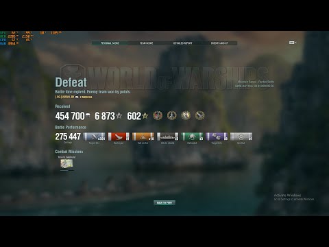 Moskva ranked 275k damage | world of warships