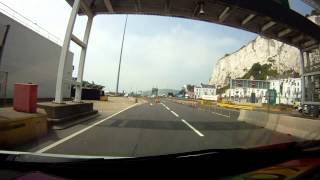 preview picture of video 'Mit dem Wohnmobil in GB  / Ankunft in Dover und Linksfahren im engen Land'