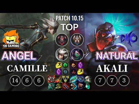 SN Angel Camille vs DMO Natural Akali Top - KR Patch 10.15