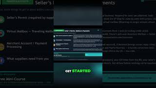Seller's Permit Explained: Sales Tax & E-commerce Strategy #shorts