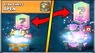 CLAN CHEST OPENING IN CLASH ROYALE | TIER 10 MAXED CLAN CHEST | LUCKIEST CHEST OPENING!