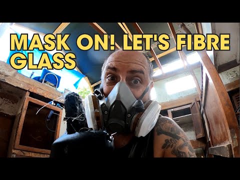 Fibre Glassing The Floor Beams - Sailboat Rebuild -ep46