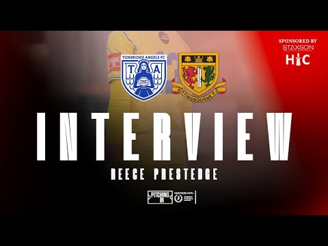 Interview - Reece Prestedge -2-0 loss Tonbridge Angels