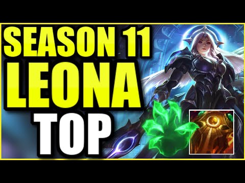 LEONA TOP IS *BACK* IN SEASON 11!  THIS UNKILLABLE BRUISER BUILD DOES SO MUCH DAMAGE!