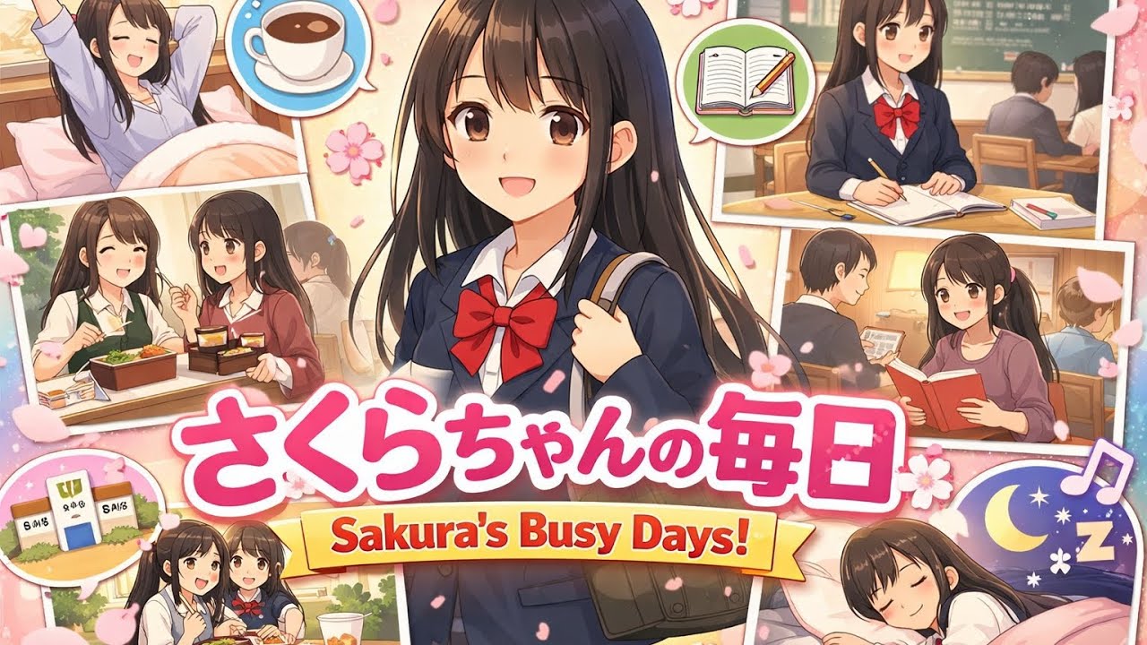 さくらちゃんの毎日 | N5,N4 Japanese Speaking 