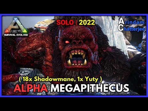 ARK - SOLO ALPHA MEGAPITHECUS vs 18x Shadowmane (1440p 60FPS) - S2E287