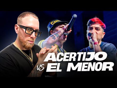 EL MENOR THROWS BEEF AT ACERTIJO! | ACERTIJO VS EL MENOR FMS CHILE J2