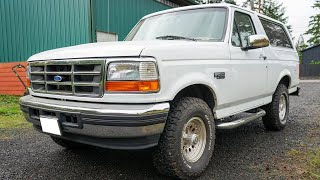 Video Thumbnail for 1995 Ford Bronco XL