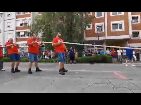 Potezanje konopa/rope pulling, Donji Miholjac 17.07.2021. 2. vuča