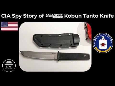 CIA Spy Story of Cold Steel Kobun Tanto Knife