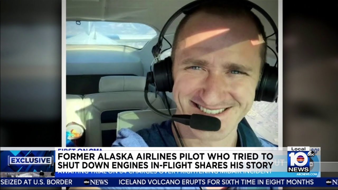 Former Alaskan Airlines pilot accused of trying to crash plane speaks out