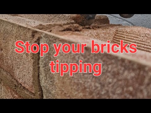 Tips to stop your bricks from tipping.