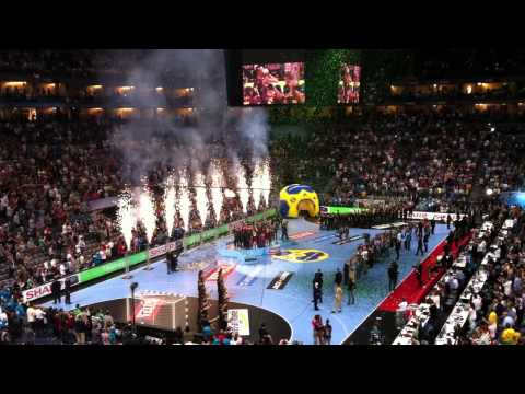 EHF Champions League Final Trophy Celebration