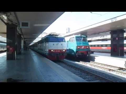 E444.034 in partenza con l' IC 707 Roma Termini - Taranto
