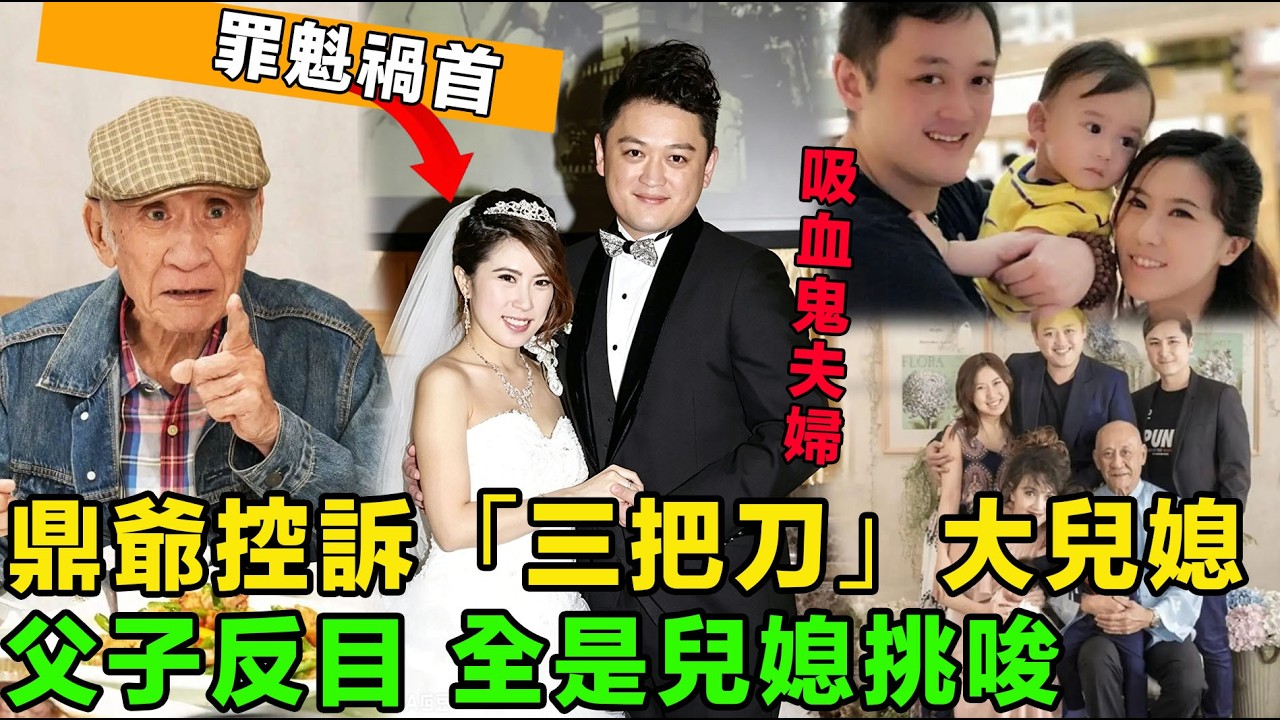 鼎爺的控訴「三把刀」大兒媳，採訪崩潰痛哭，父子反目全是兒媳挑唆，十年吸血上千萬，連婆婆「救命錢」都不放過。 #李泳漢 #李家鼎  #施明