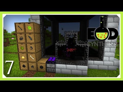 EOD Synthesis Modpack | Resturbed Mob Spawner Wither Skeleton Farm | E07 (Modded Minecraft 1.12)