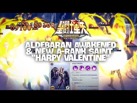Review Repair Cloth Taurus Aldebaran & New A-Rank Saint "Harpy Valentine" - Saint Seiya Awakening