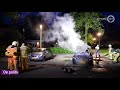 VIDEO | Dure Mercedes gaat in vlammen op, politie gaat uit van brandstichting