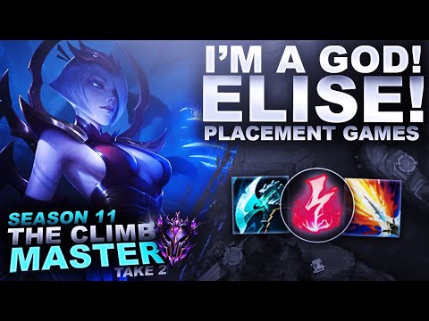 I AM THE GOD OF ELISE! - Climb to Master S11 | League of Legends