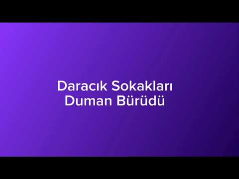 Daracık sokakları duman bürüdü (SABA Türkü)