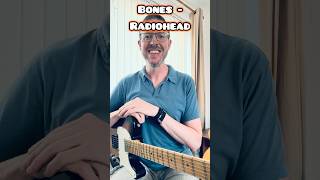 20-second guitar challenge! ? Learn how to play the riff from 'Bones' by Radiohead