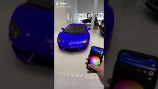 color changing Lamborghini
