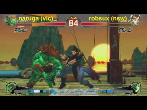 EVO APAC Top 8 Losers naruga v robsux