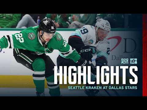 Seattle Kraken at Dallas Stars | 2/25 Game Highlights