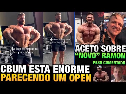 CBUM APARECE GIGANTE e ACETO DIZ QUE RAMON PODE GANHAR DO CBUM ESSE ANO MAS…