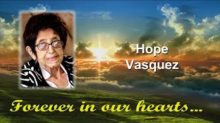 In Memoriam - Hope Vasquez