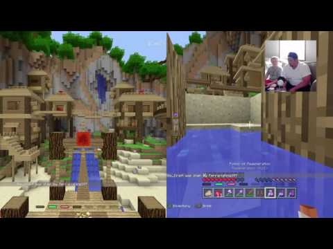 Minecraft PS4 Father And Son And Friends Battle Mode Part 1 | Frenemies...