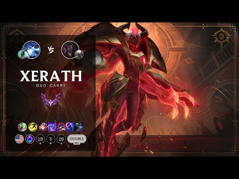 Xerath Bot vs Lucian - NA Master Patch 12.8