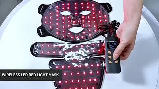 Beautyronics - USB Rechargeable LED Light Therapy Face Mask / Neck Mask / Set