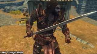 LOST LONGSWORDS MOD длинные мечи для Skyrim 5