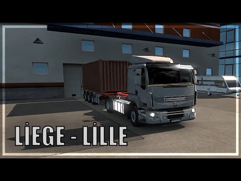 ETS2 MP I 380HP Renault Premium I Liege - Lille