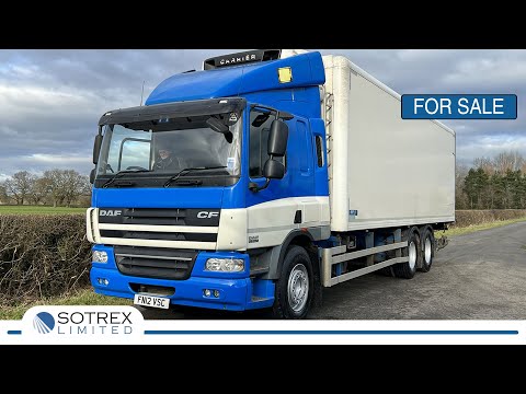 For Sale - New Stock From Sotrex: DAF CF 75 310 6 X 2 Fridge Box