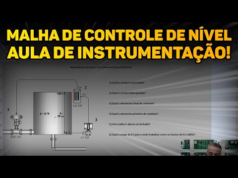 Malha de Controle de Nível - Aula de Instrumentação!