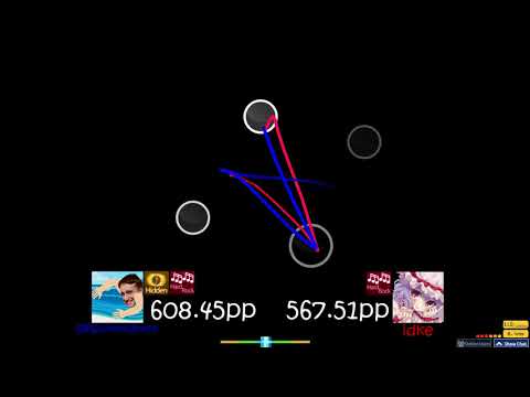 Cursor Comparison: GYZE - HONESTY | OPSwimmyJimmy (Karthy) vs idke