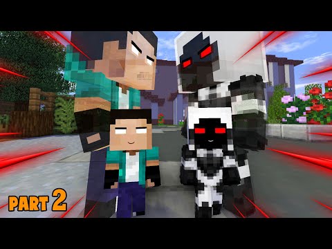 PART 2 - HEROBRINE FAMILY VS ENTITY FAMILY (PAST FRIENDSHIP) | MINECRAFT ANIMATION IN MONSTER SCHOOL