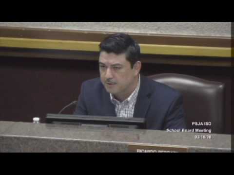 Emergency Called School Board Meeting of March 18, 2020