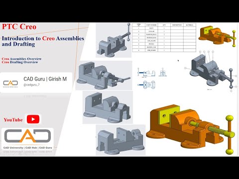 Introduction to PTC Creo Assembly and Drafting | PTC Creo Course
