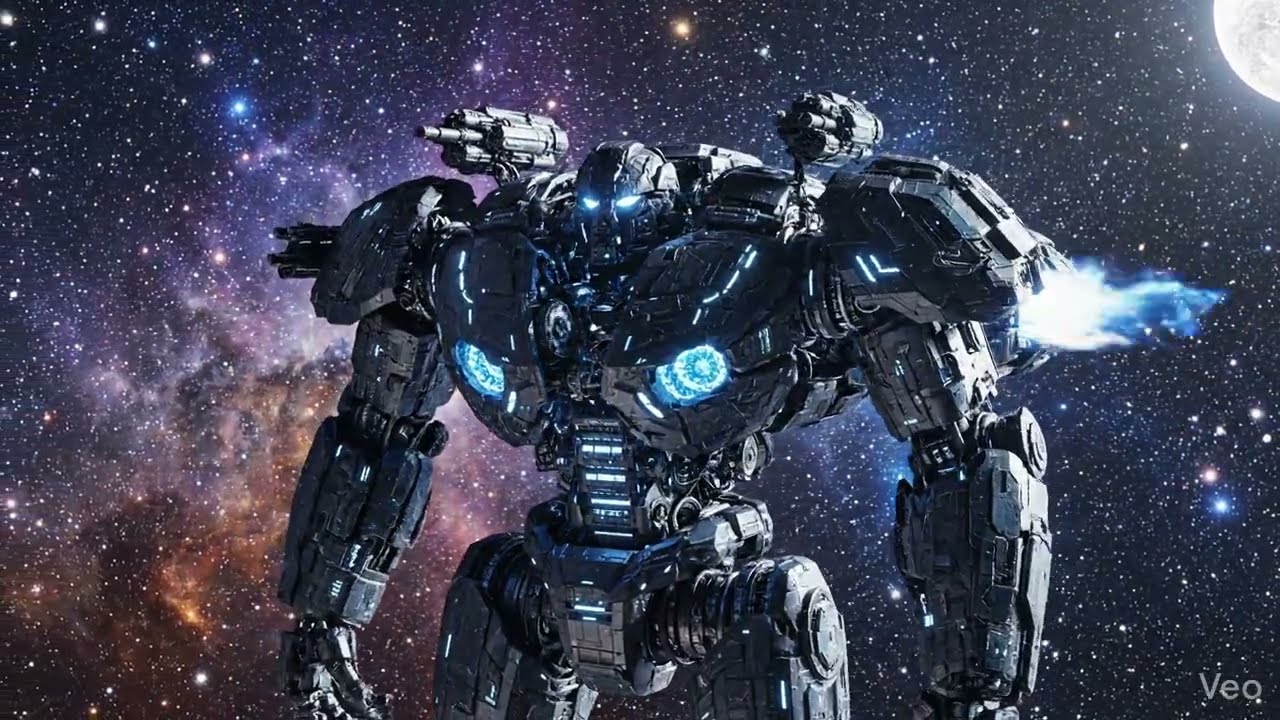 Spacecraft Transformer in Deep Space 🚀 | Cinematic Sci-Fi Robot Transformation